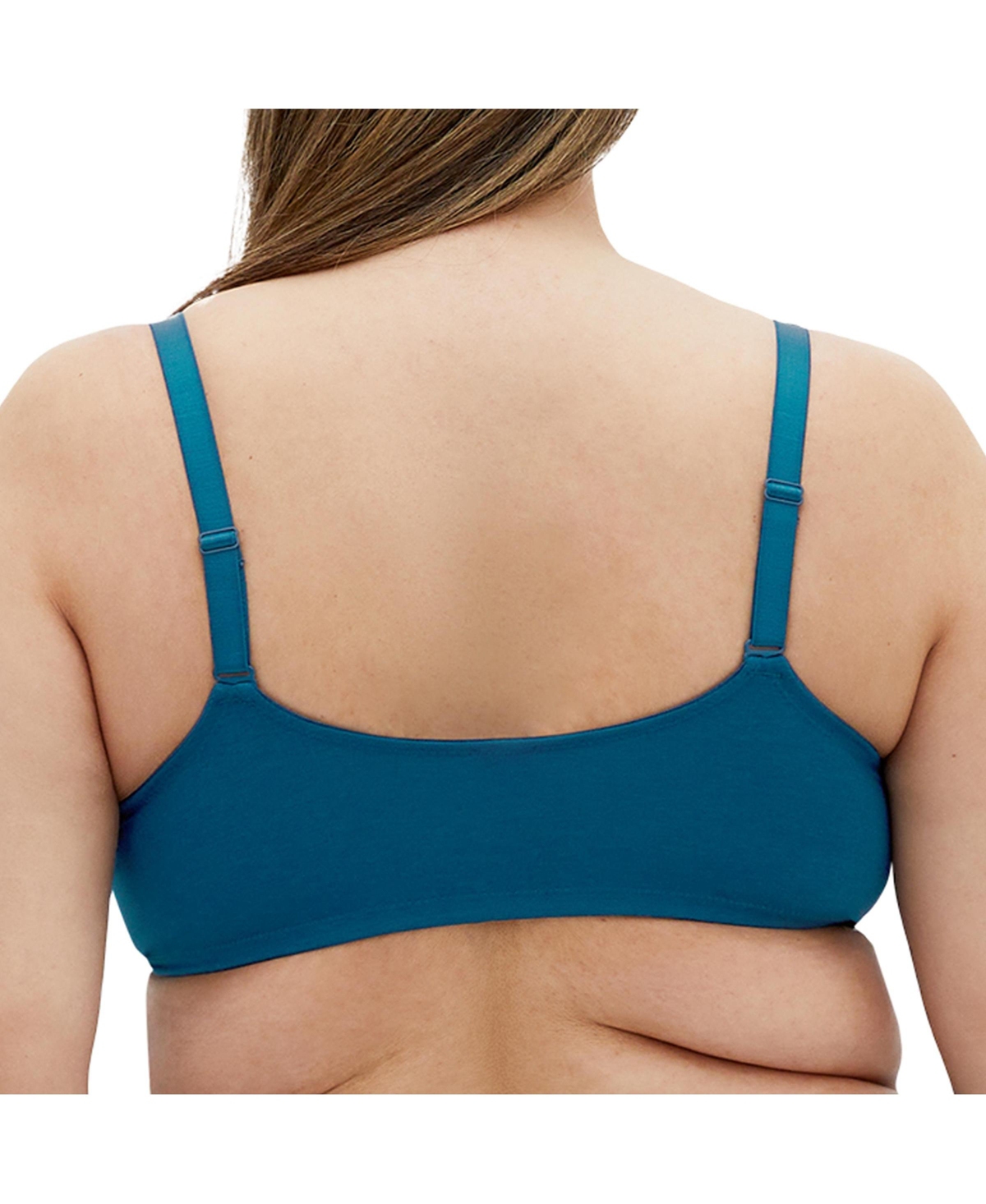 City Chic Plus Size Smooth & Chic Front Close Cotton Push Up Bra