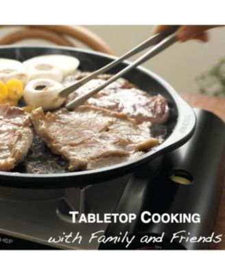 Korean BBQ Nonstick Grill Pan, 12 Inch