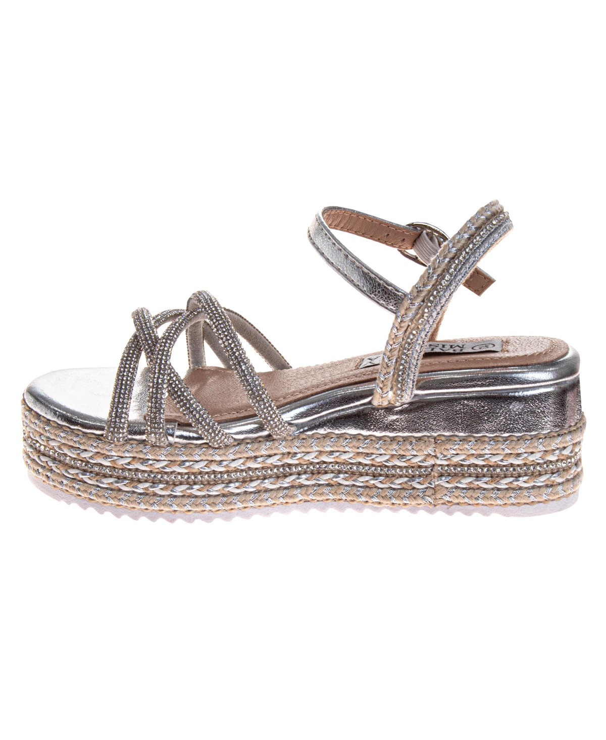 Badgley Mischka Little Girls Dress Sandals. (Little Kids/Big Kids)
