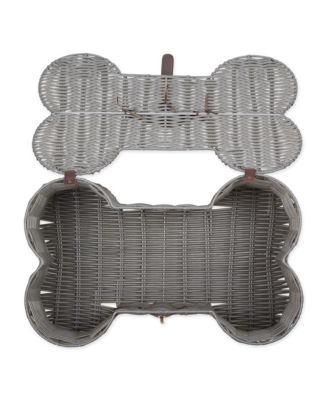 Pet Storage Basket Bone Shape