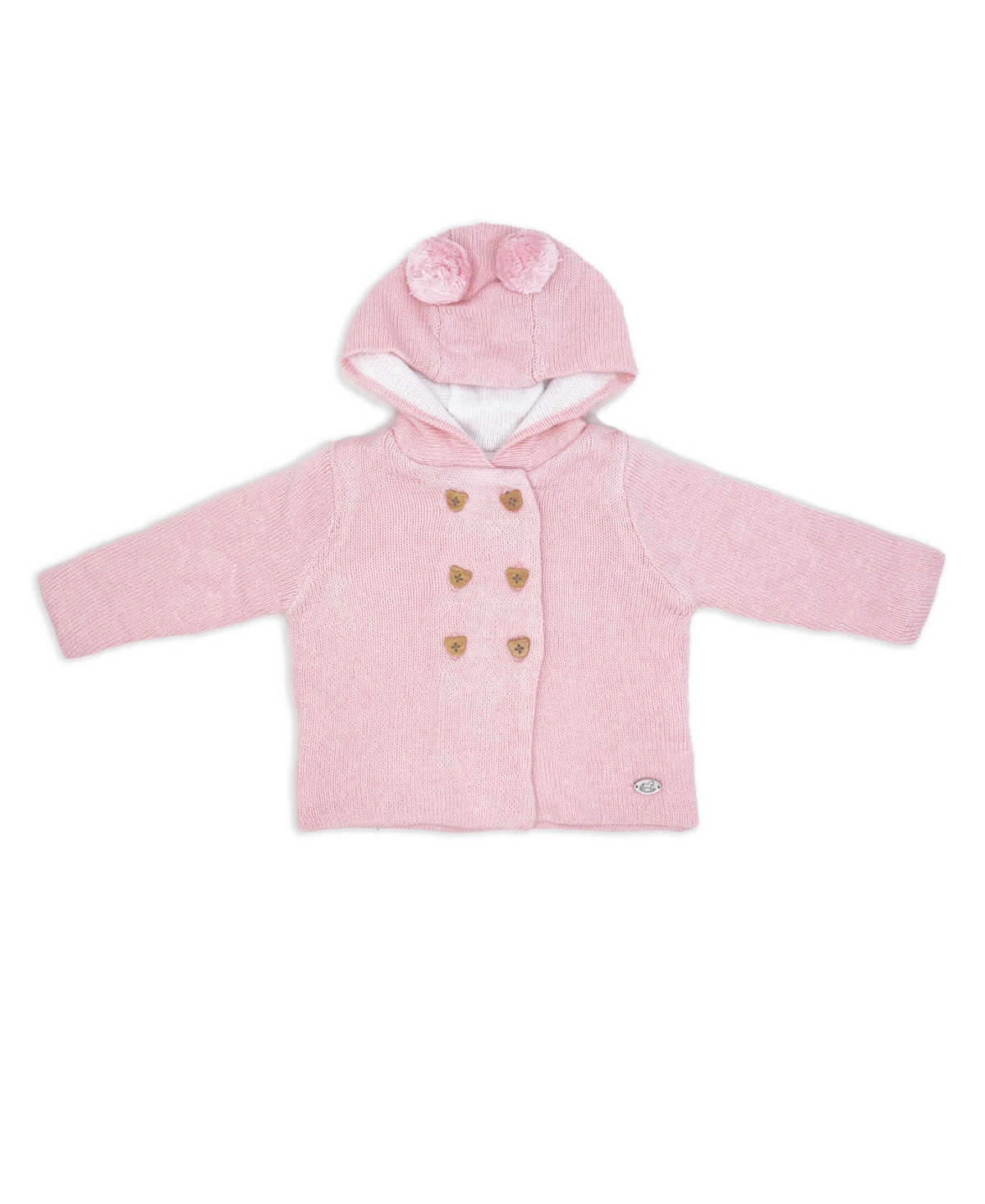 Rock-a-bye Baby Boutique Baby Girls Jacket And Trouser Knitted, 2-piece Set In Pink