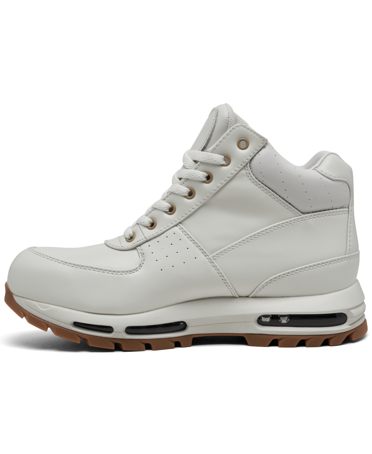 Nike Men's Air Max Goadome Winter Boots From Finish Line In White,gum