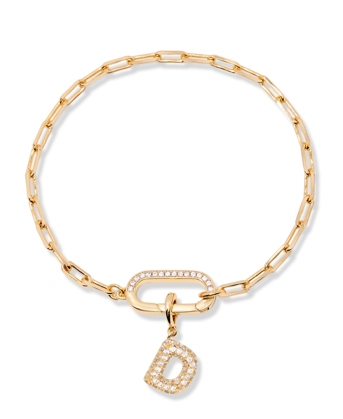 Brook & York Petra Initial Charm Bracelet In Letter D