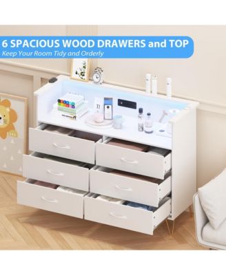  6 Drawer Dresser for Bedroom