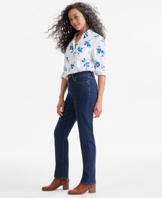 Style & Co Women's High Rise Straight-Leg Jeans, Regular, Short and Long Lengths, Created for Macy's