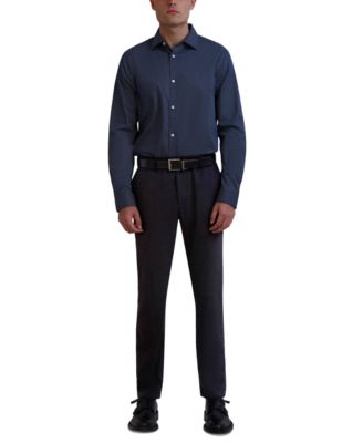 Men's Slim-Fit Geo-Print Dress Shirt