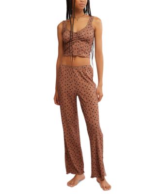 Free People - Women's Fresh In Love Printed Lounge Set