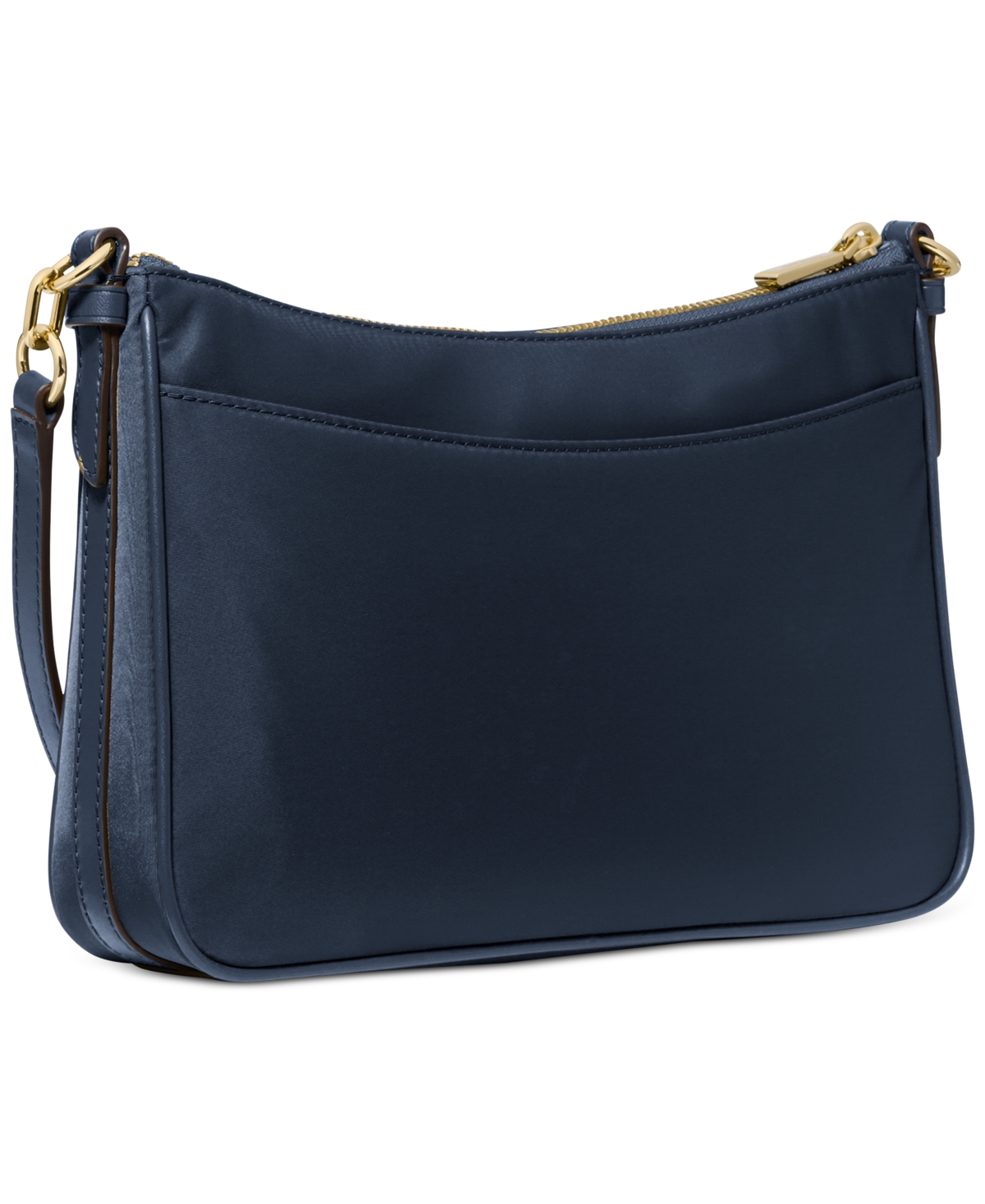 Michael Kors Michael  Jet Set Small Nylon Top Zip Pochette Crossbody In Navy