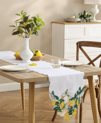 Elrene Tuscany Cutwork Table Linen Collection In Multi
