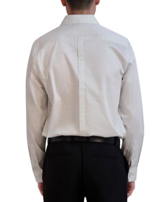 Men's Slim-Fit Multi-Dot Dress Shirt