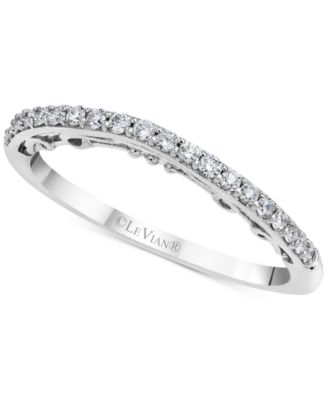 Vanilla Diamond Wavy Band (1/6 ct. t.w.) in 14k White Gold