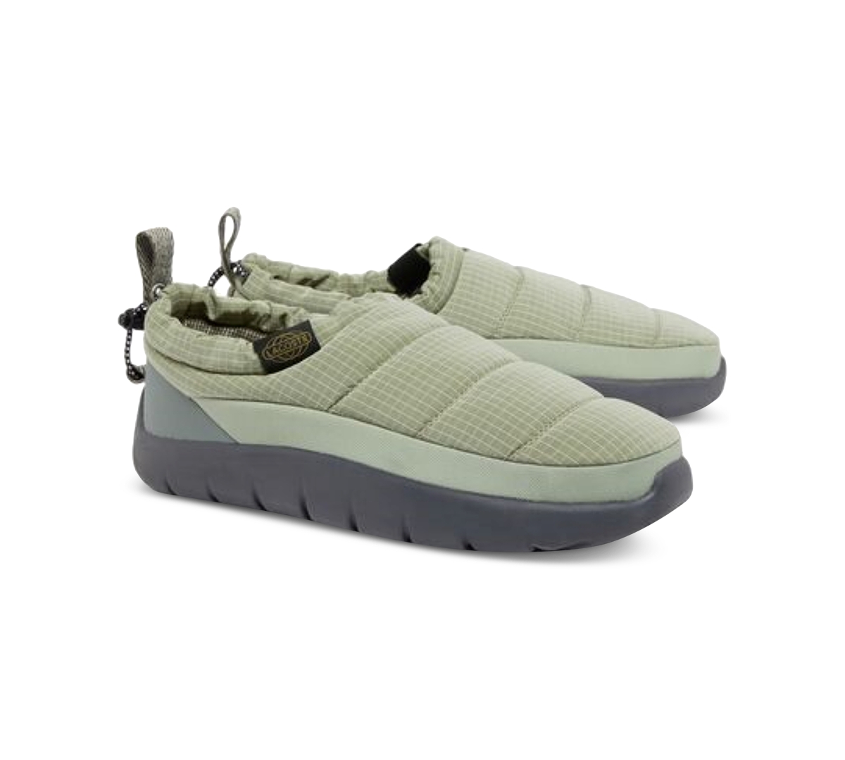 Lacoste Men's Serve Quilted Slippers In Medium Green