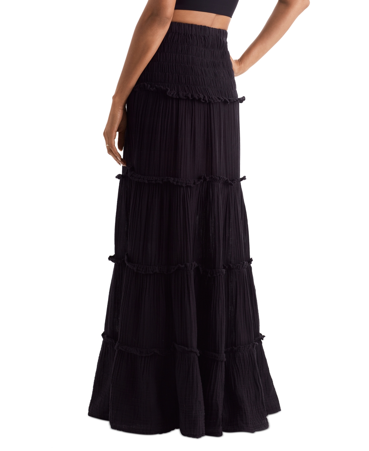 Shop Mimi Flamingo Women's Reef Convertible Skirt In Black