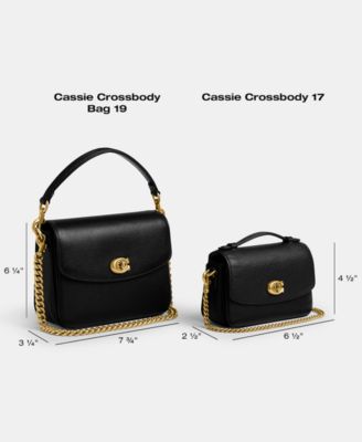 COACH Refined Pebble Leather Cassie Mini Crossbody 17 - Macy's