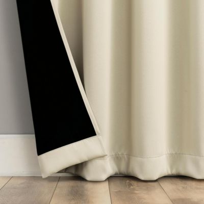 Bergen Theater Grade Extreme 100% Blackout Rod Pocket Curtain Panel