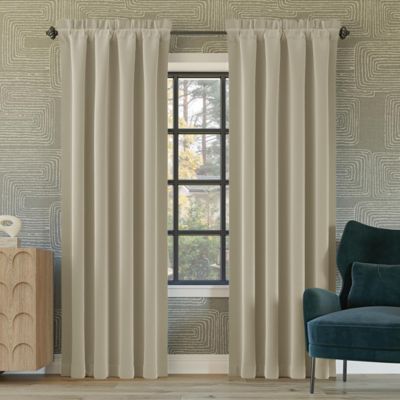 Oslo Theater Grade Extreme 100% Blackout Rod Pocket Curtain Panel