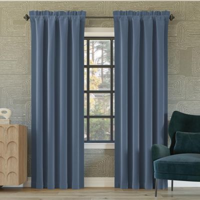 Oslo Theater Grade Extreme 100% Blackout Rod Pocket Curtain Panel
