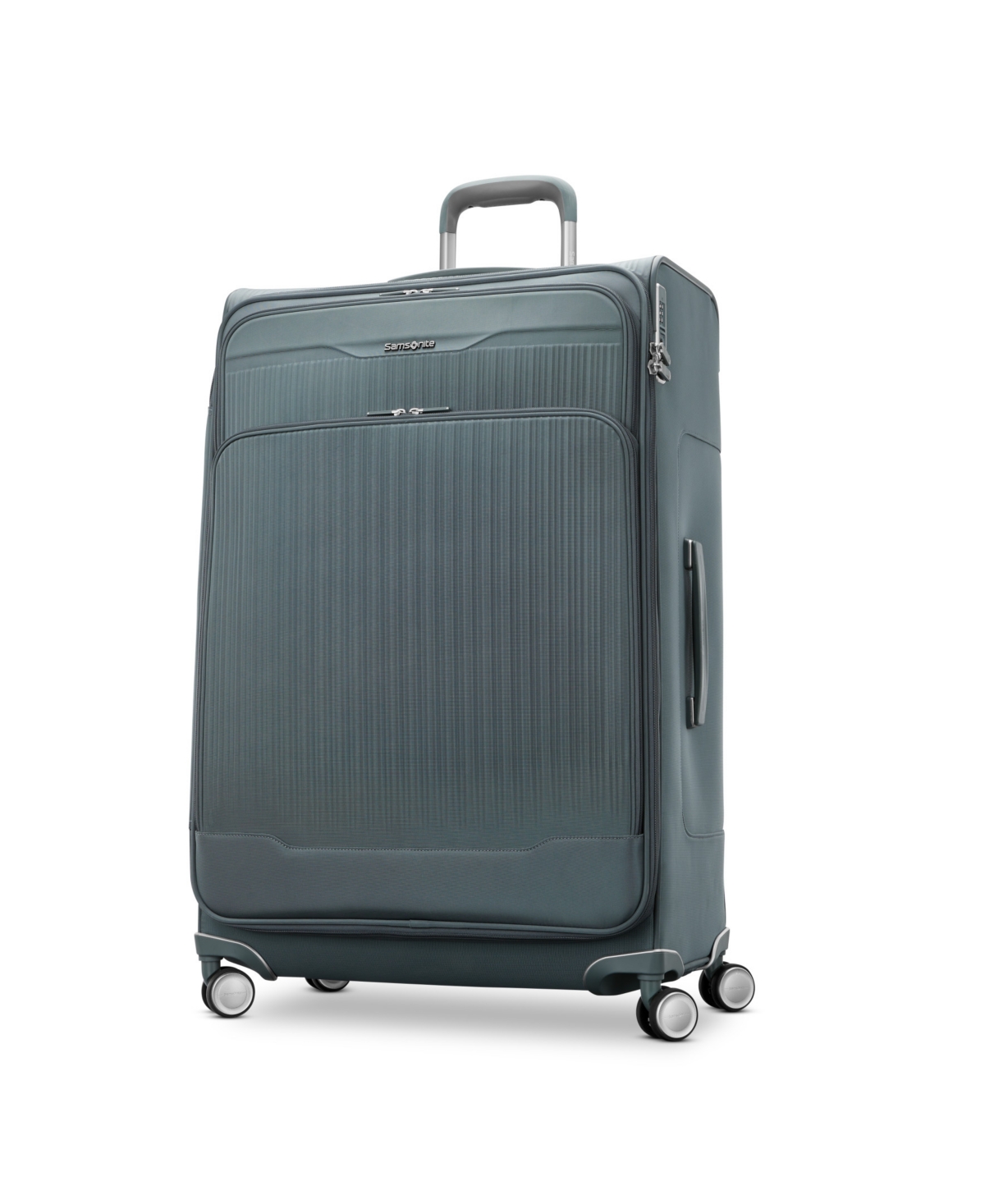 Samsonite Silhouette 18 29" Large Expandable Softside Spinner In Slate Blue