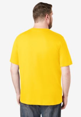 Men's Big and Tall Shrink-Less Lightweight Crewneck T-Shirt