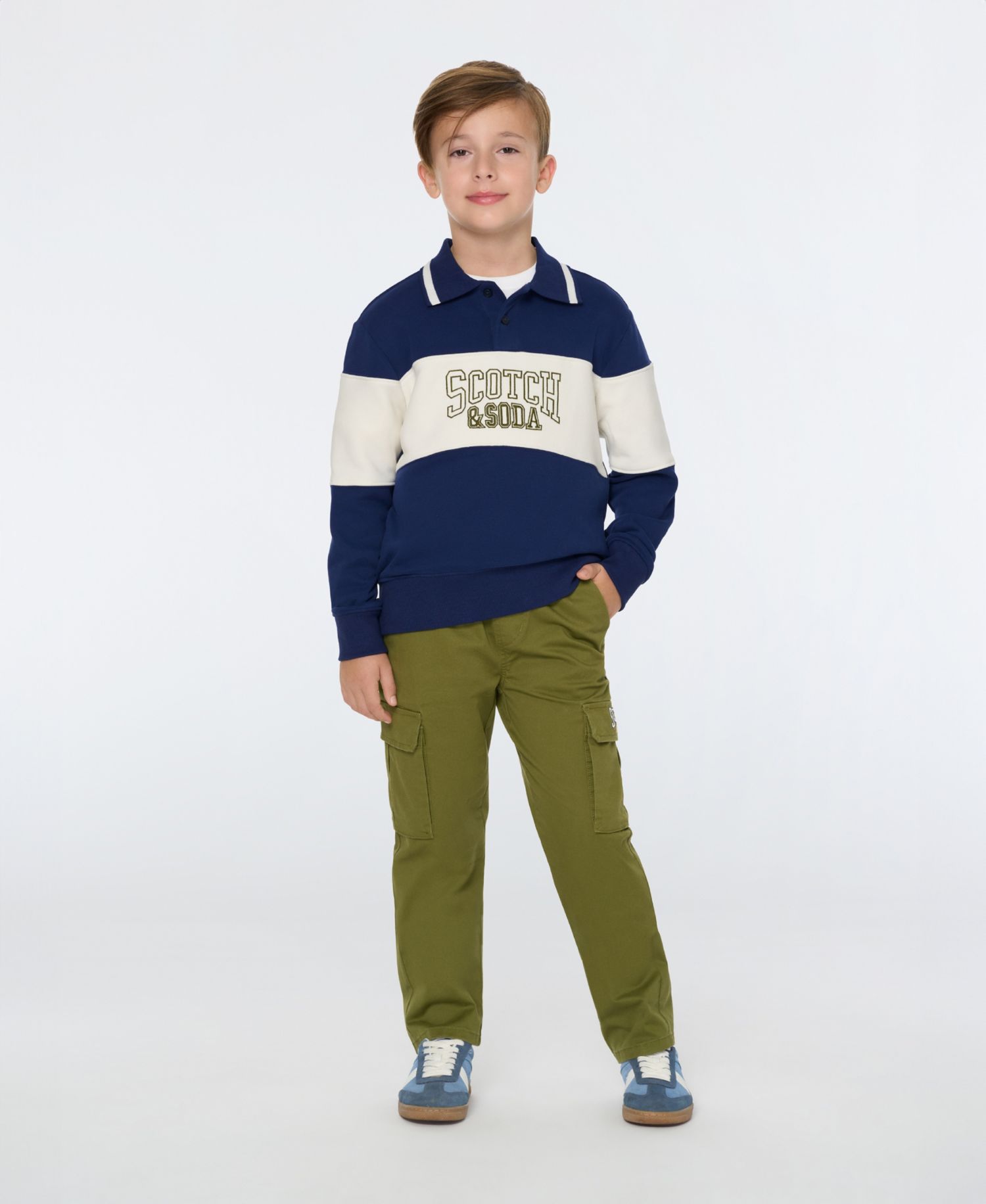 Big Boys Stretch Cotton Twill Pant