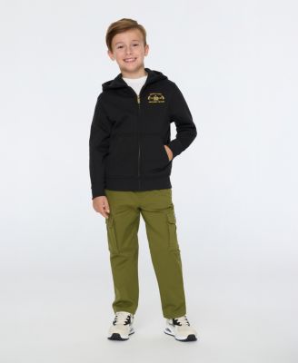 Big Boys Graphic Fleece Zip Up Hoodie