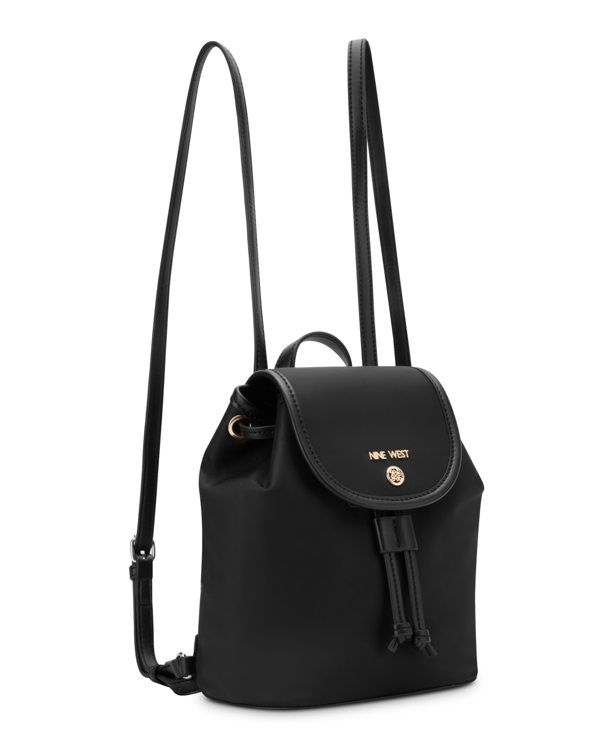 Shop Nine West Yoon Small Flap Backpack In Black