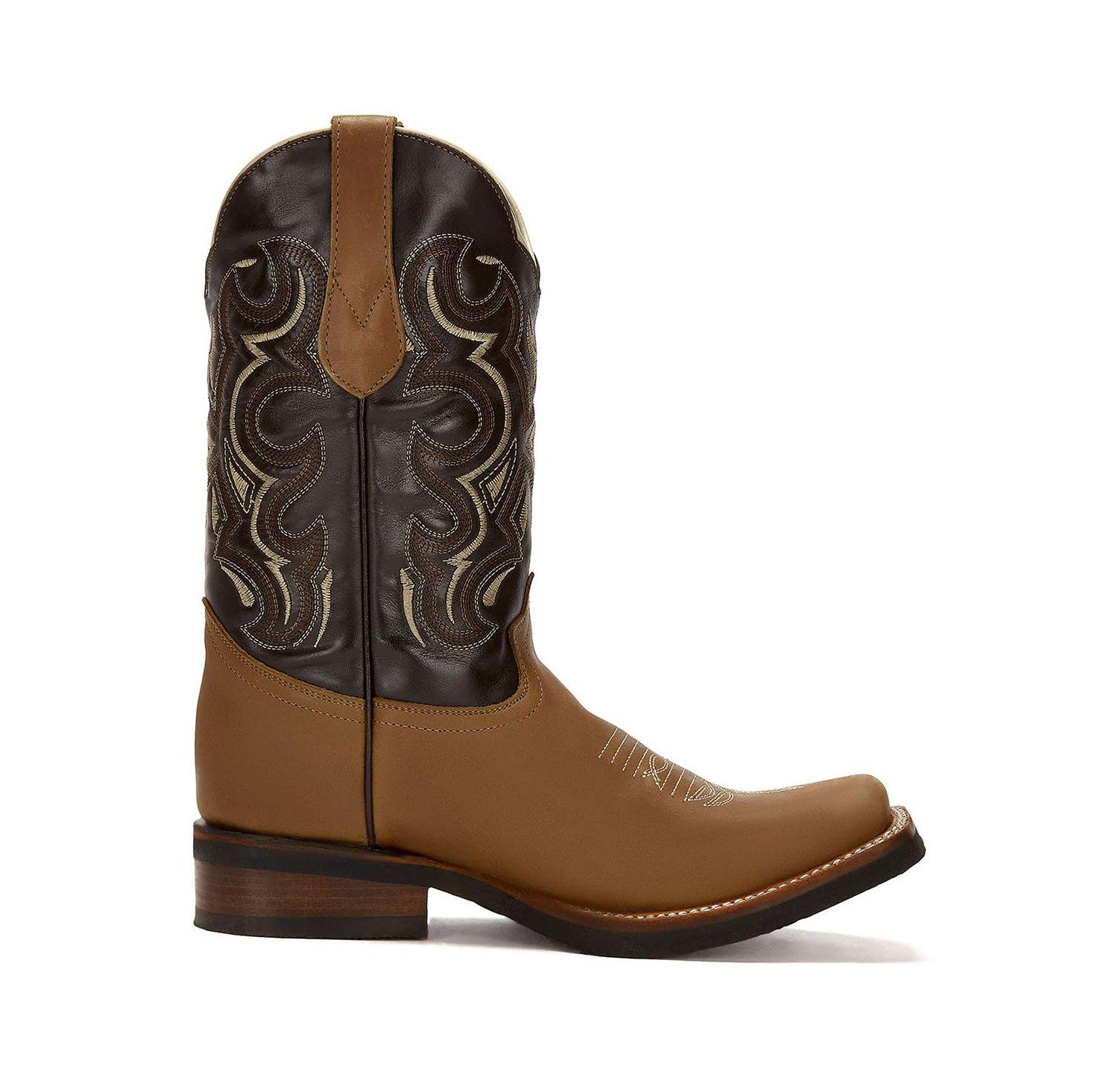 Men's Men Leather Boots Western Cowboy