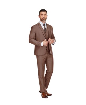 Men's 3-Piece Premium Vested 3-Piece Slim Fit Suit