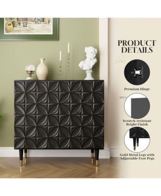 2 Door Locker Accent Cabinet