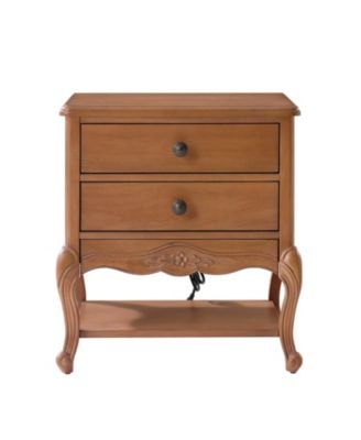 Penny Traditional End Table with Solid Wood Legs