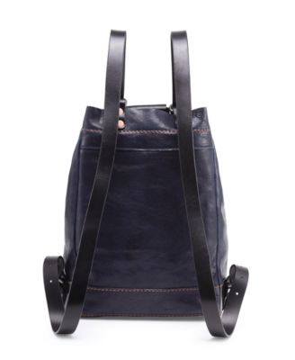 Women's Leather Canna Bucket Backpack