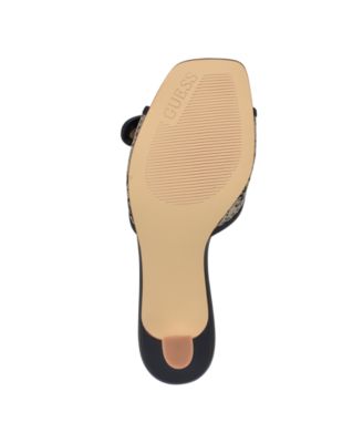 Women's Dista Buckle Kitten Heel Dress Sandals