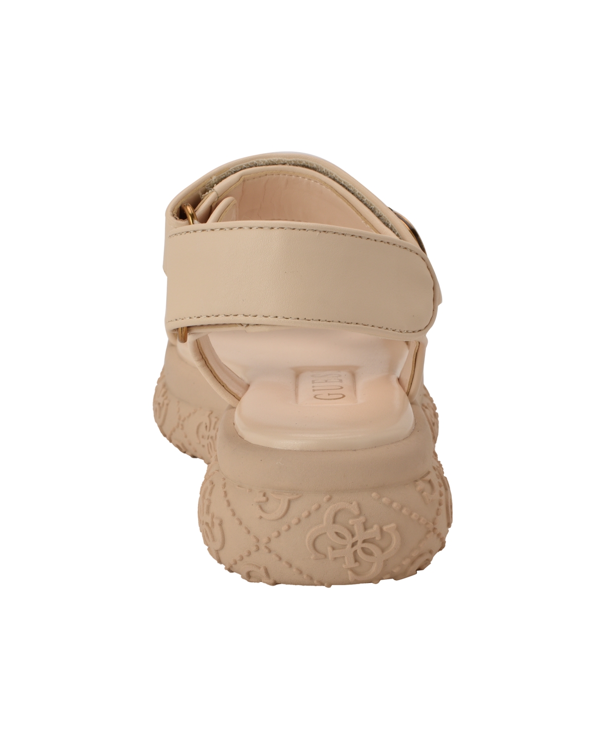 Guess Women's Lanara Quattro G Sport Platform Sandals In Ivory