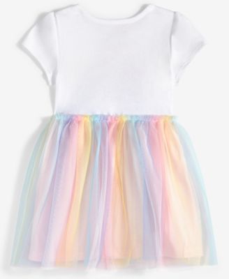 Toddler Girls Rainbow Tutu Dress, Exclusively at Macy's