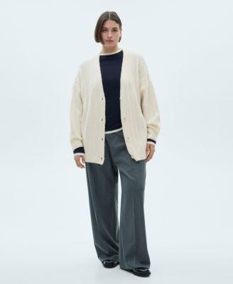 MANGO Women's Buttoned Long Cardigan