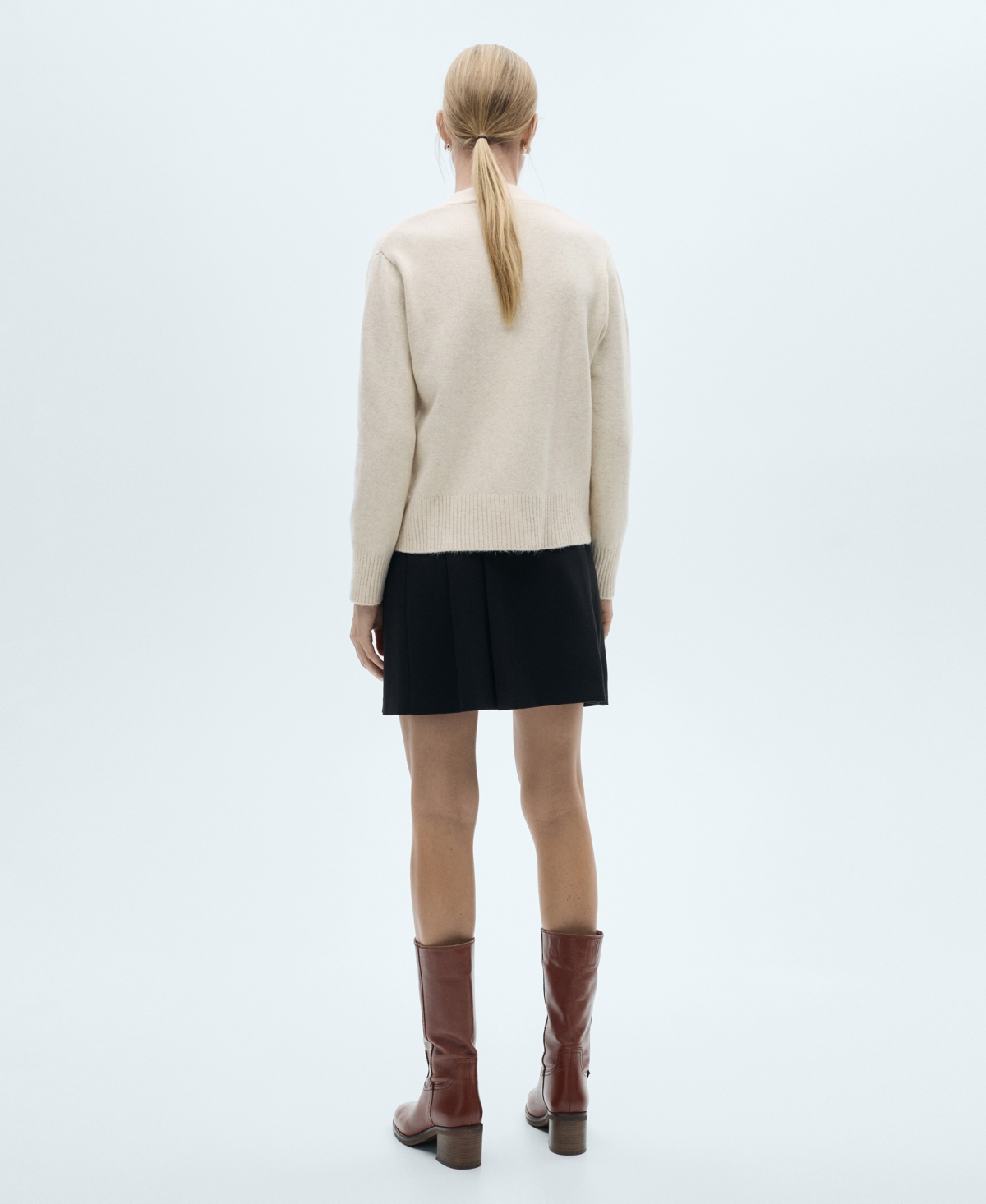 Mango Women's Button Knit Cardigan