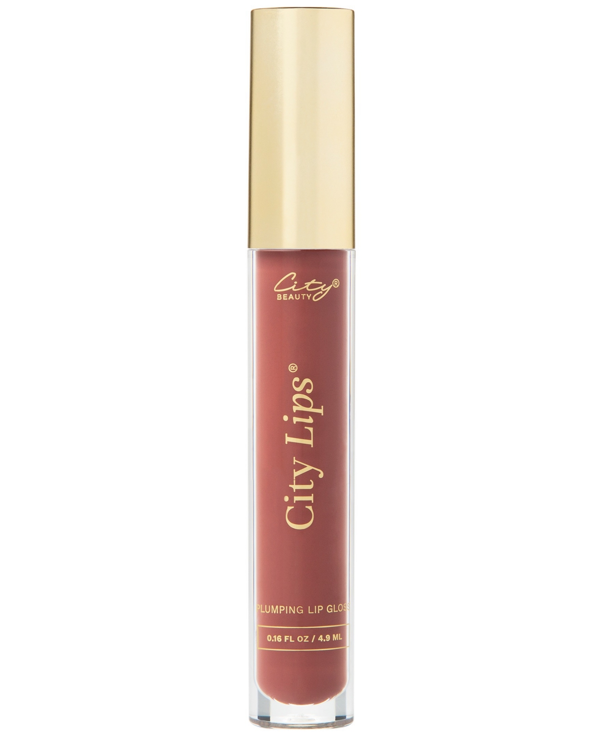 City Beauty Plumping Lip Gloss, 0.16 Fl. Oz./4.9 ml In Crimson