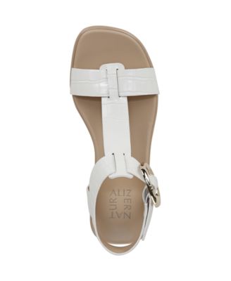 Brandy T-Strap Buckles Low Block Heel Sandals