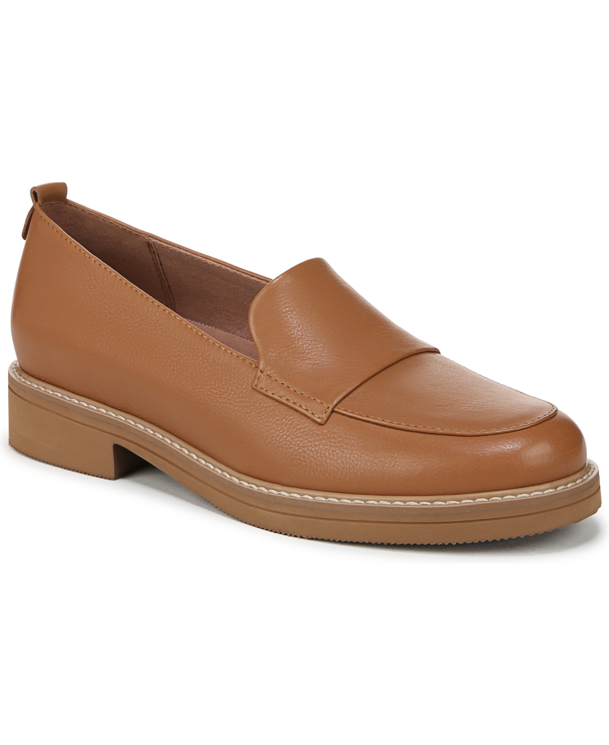 Naturalizer Taylin Loafer In Toffee Brown Leather