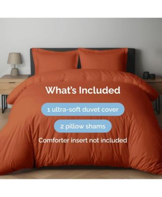 Premium Microfiber Duvet Cover Set, Full