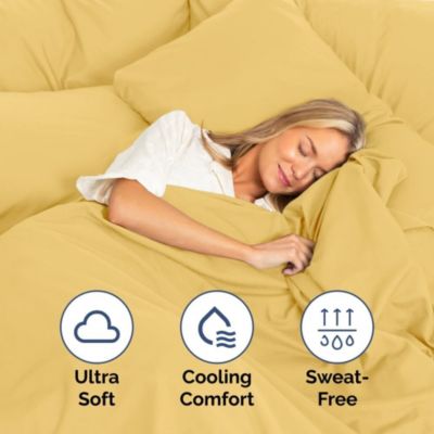 4 Piece Microfiber Sheet Set - Queen