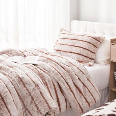 Jelly Rolls Chunky Bunny - Oversized Comforter Set - Rum Raisin,Twin XL