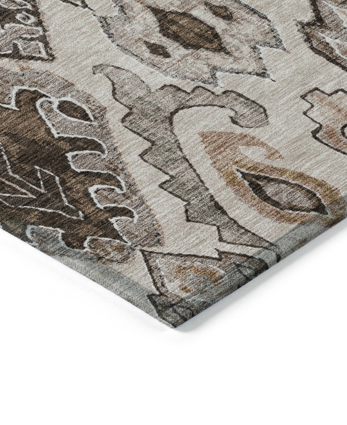 Addison Chantille Acn775 2'3''x7'6'' Runner Area Rug In Brown