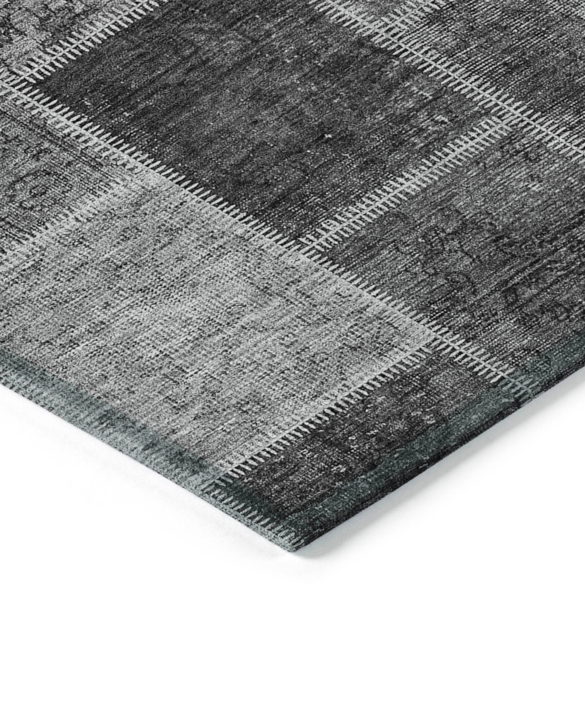 Addison Chantille Acn772 2'3''x7'6'' Runner Area Rug In Gray
