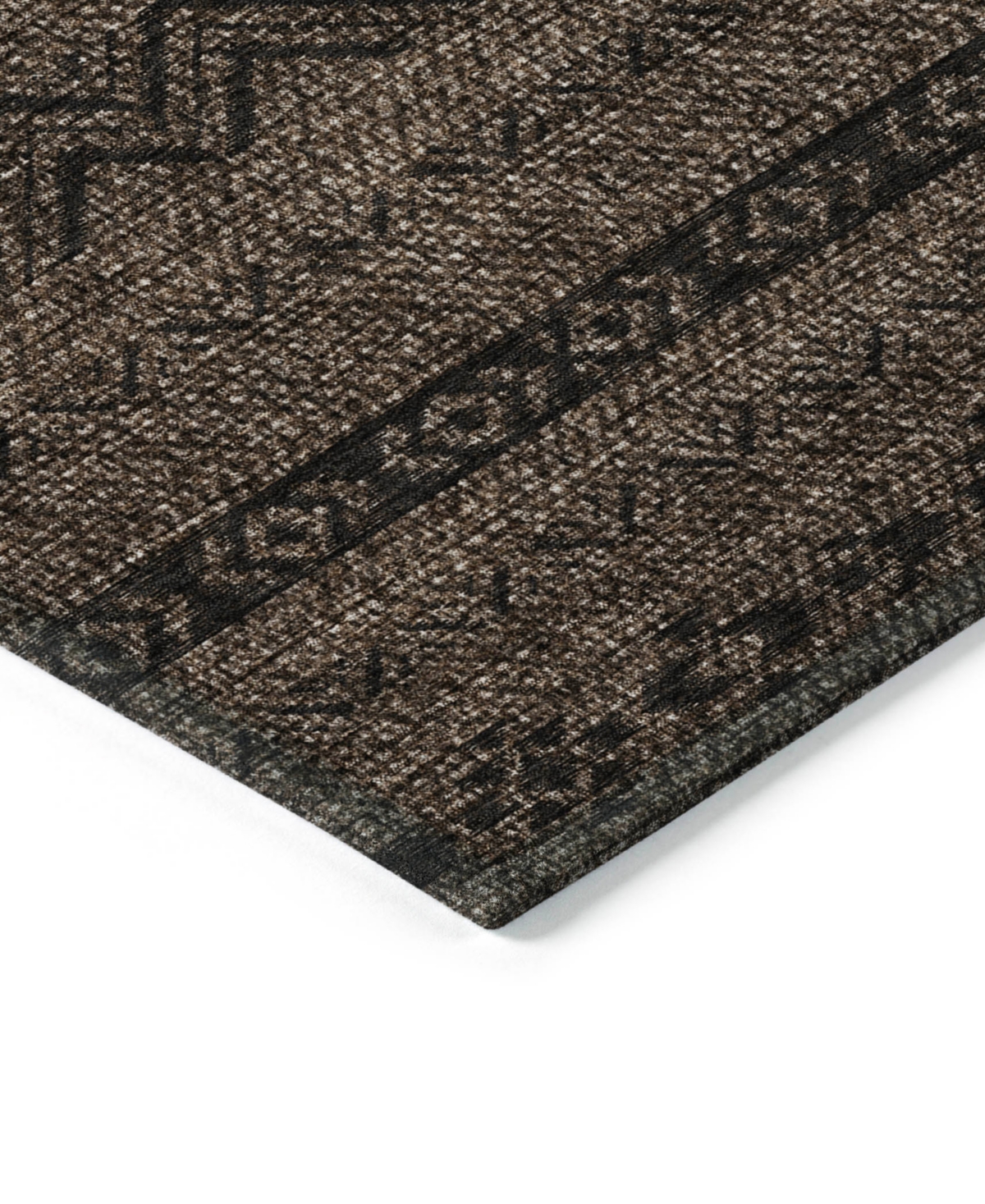 Addison Chantille Acn803 5'x7'6'' Area Rug In Chocolate