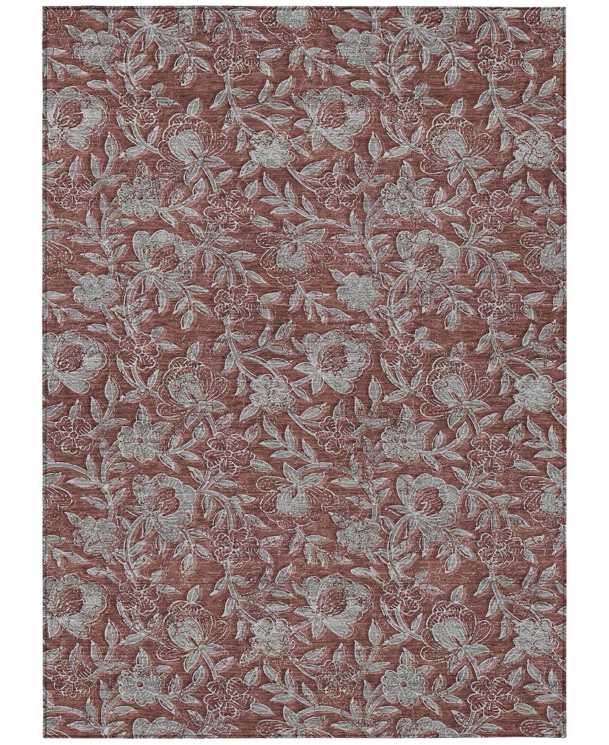 Addison Chantille Acn771 8'x10' Area Rug In Paprika