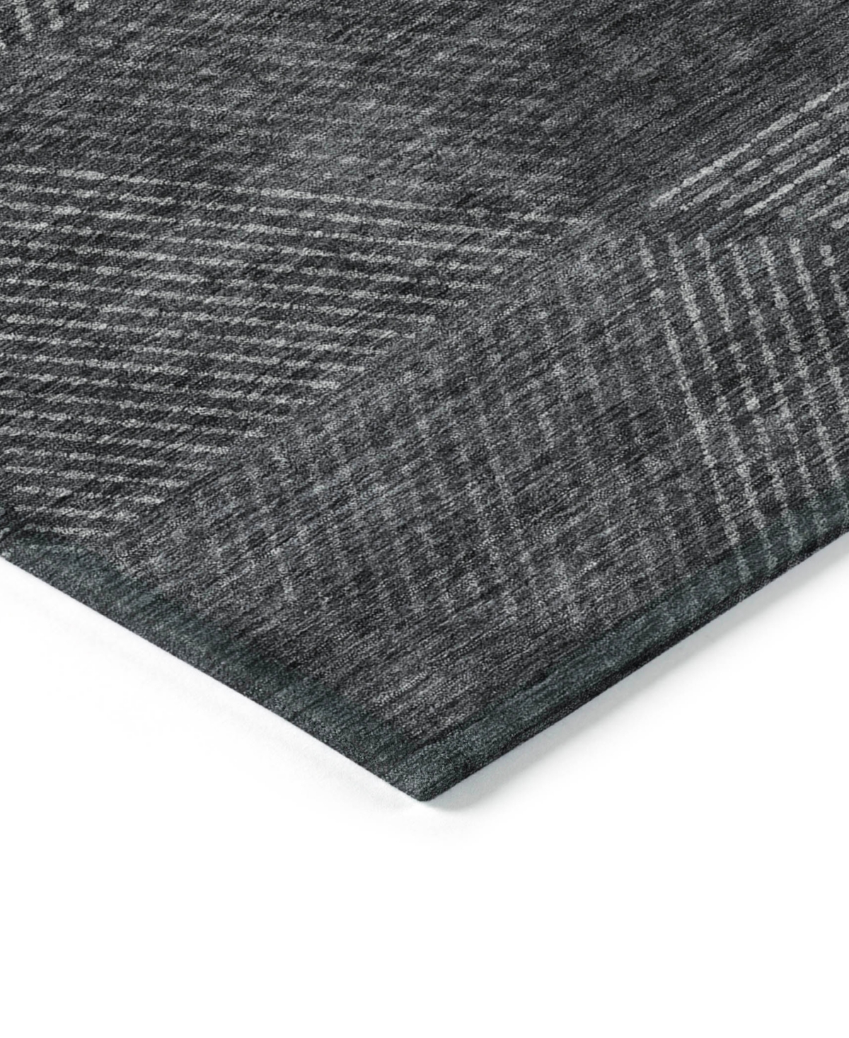 Addison Chantille Acn777 8'x10' Area Rug In Charcoal