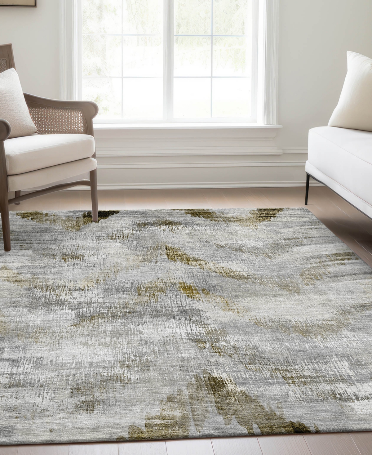 Addison Chantille Acn791 8'x10' Area Rug In Taupe