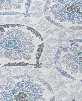 Addison Chantille Machine Washable Acn808 Area Rug Collection In Blue