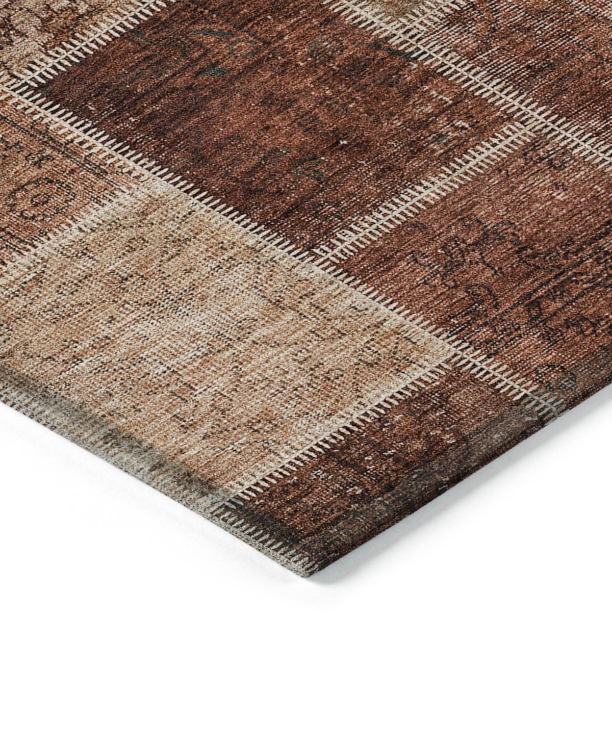 Addison Chantille Acn772 9'x12' Area Rug In Paprika